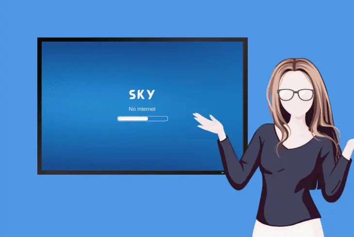 malfunction sky glass no internet connection