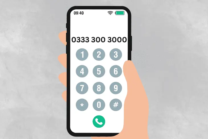 try contact three customer support