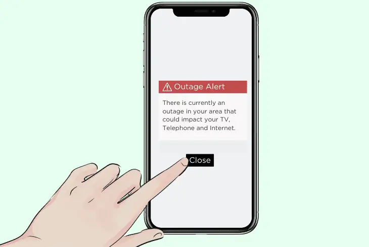 check for contour service outage