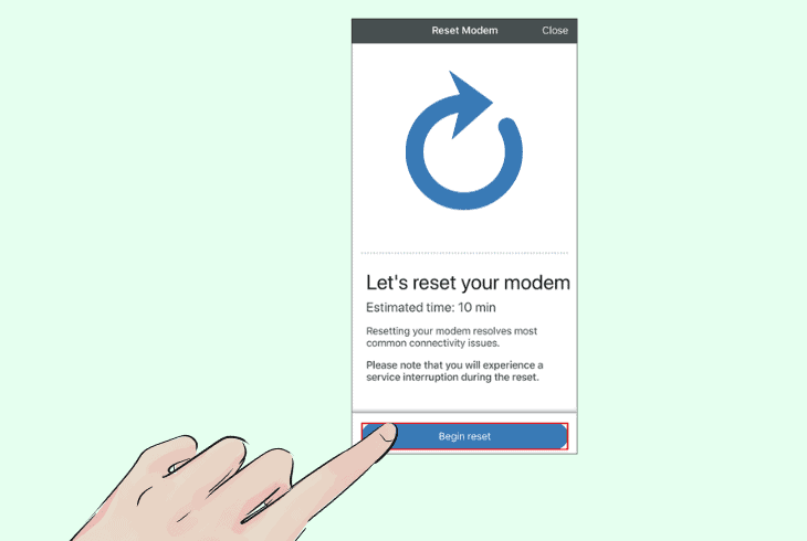 factory reset cox equipment via cox app
