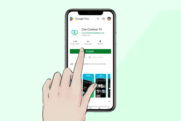 download and setup the cox contour app