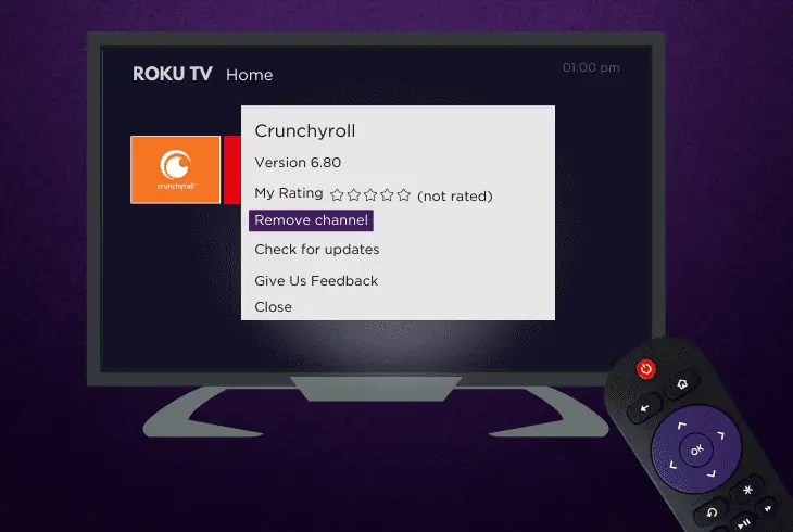 delete and reinstall crunchyroll