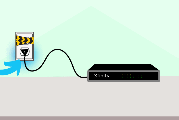 connect the box to a different outlet