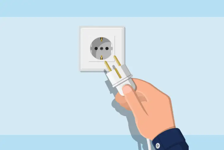 switch to a different power outlet