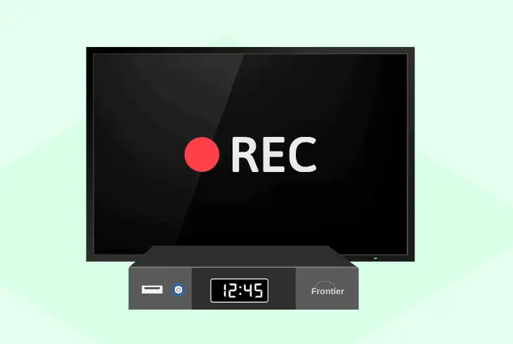 how to view frontier dvr recordings