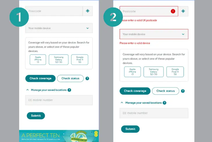 check for ongoing ee outages
