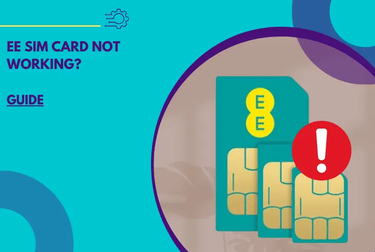 ee sim card not working