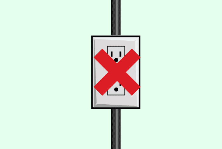 switch to another electrical outlet