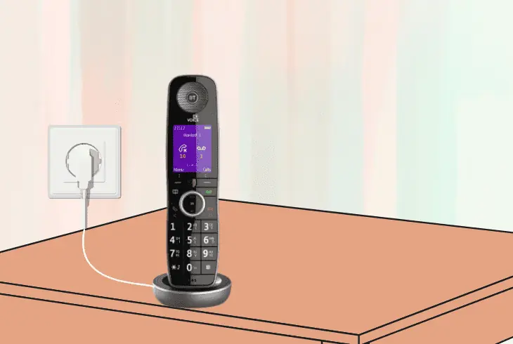 ensure the phone has power