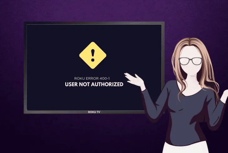 roku user not authorized 400-1 error code
