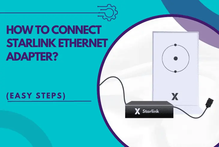 how to connect starlink ethernet adapter