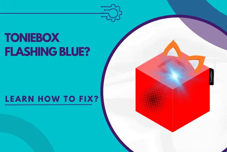 toniebox flashing blue