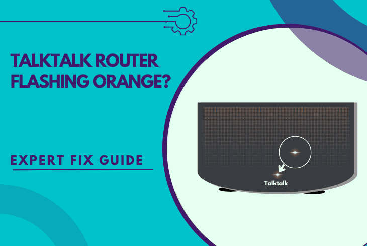talktalk router flashing orange