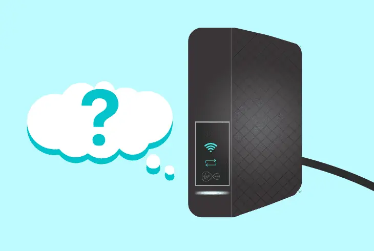 why is virgin media router flashing white