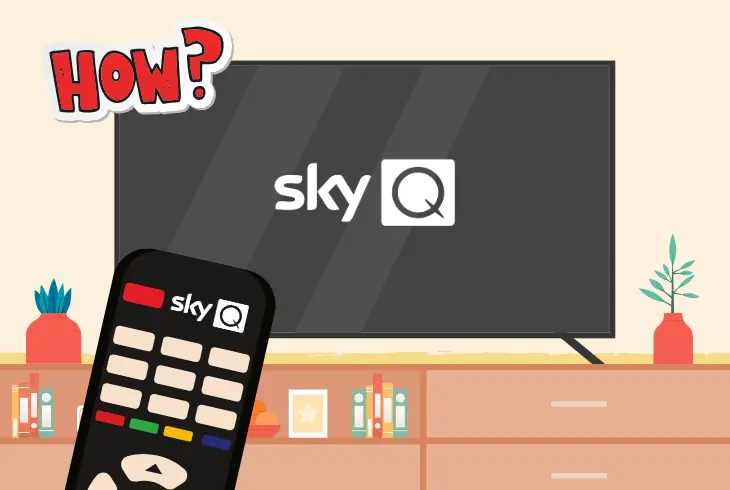 the guide on how sync sky q remote