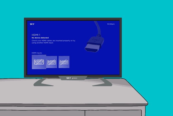 select the correct hdmi source