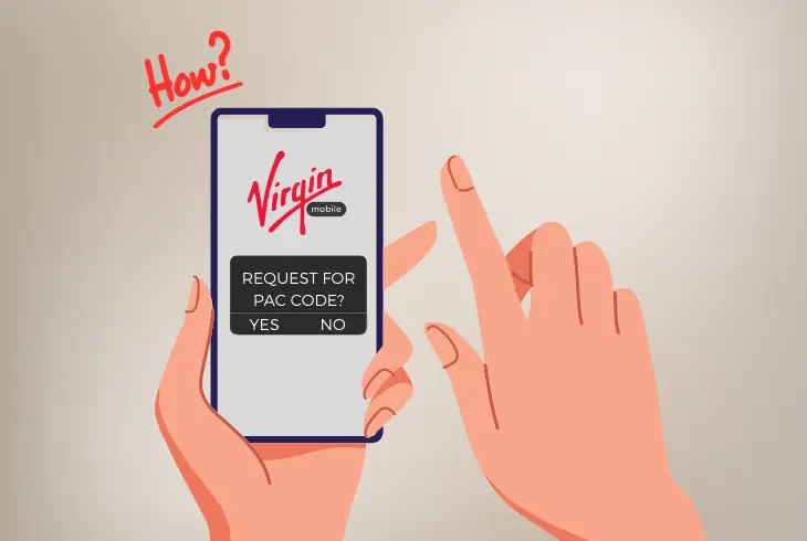how get the pac code from virgin mobile
