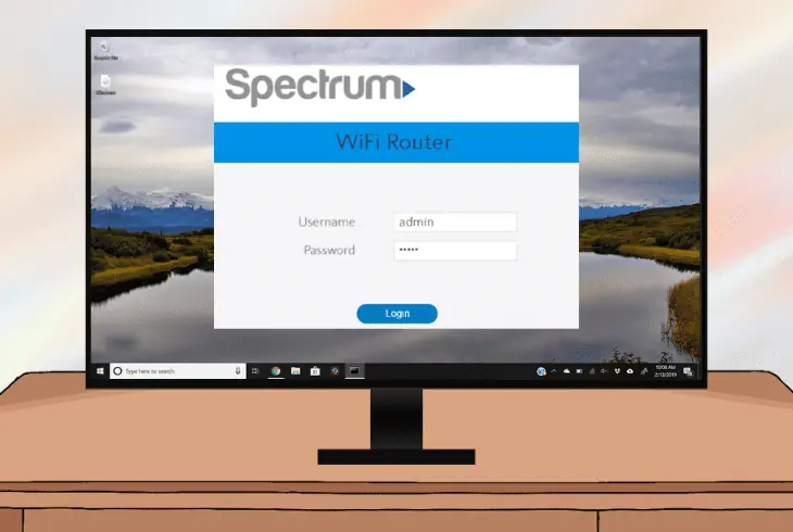 log in to your router 