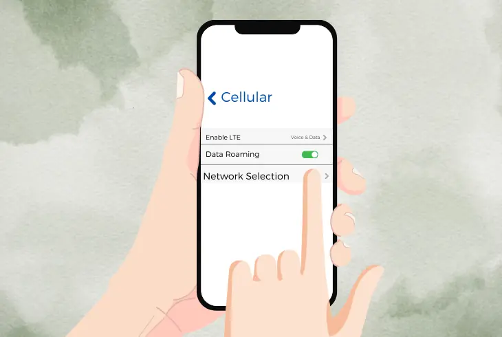 manually select virgin mobile carrier