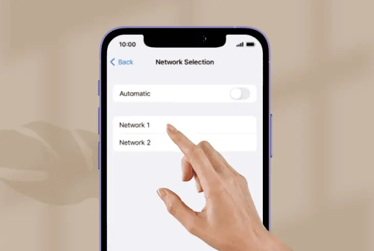 manually select the ee as network