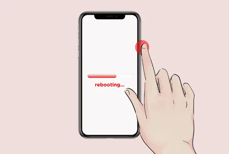 reboot the mobile device system