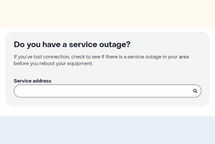 check for nearby frontier outages