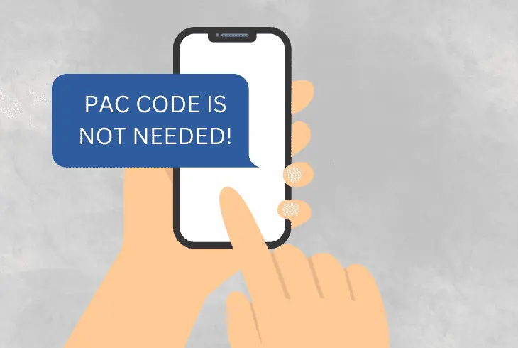 need a pac code to transfer