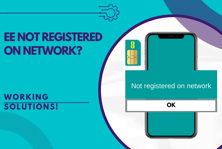 ee not registered on network