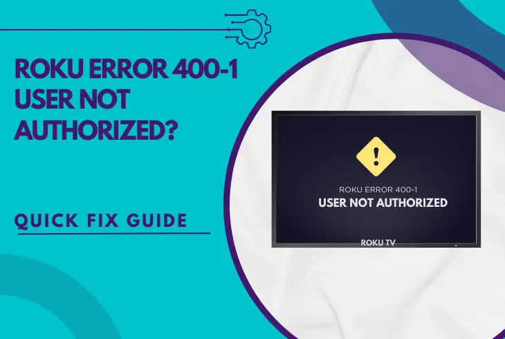 roku error 400-1 user not authorized