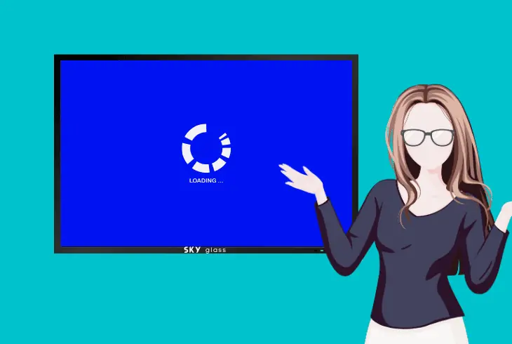 sky glass tv not loading anything