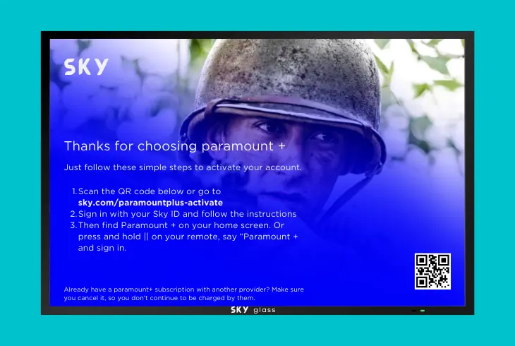 paramount plus not loading on sky glass