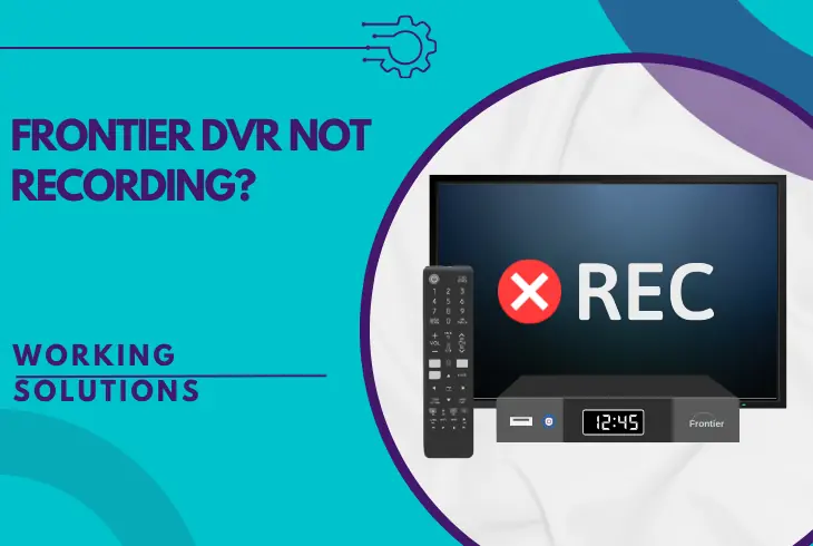 frontier dvr not recording