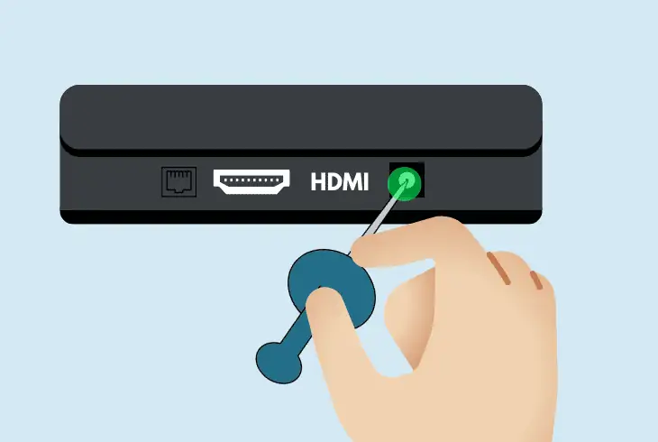 factory reset the now tv player
