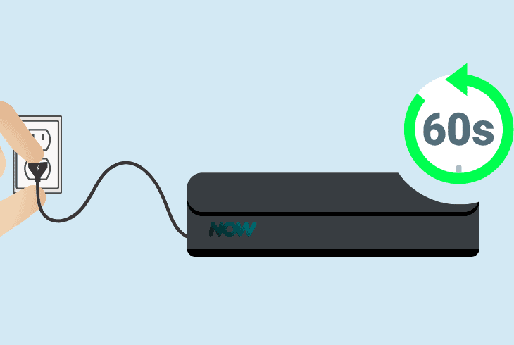 factory reset now tv smart box