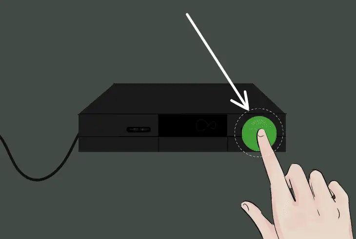 power the virgin box off and on