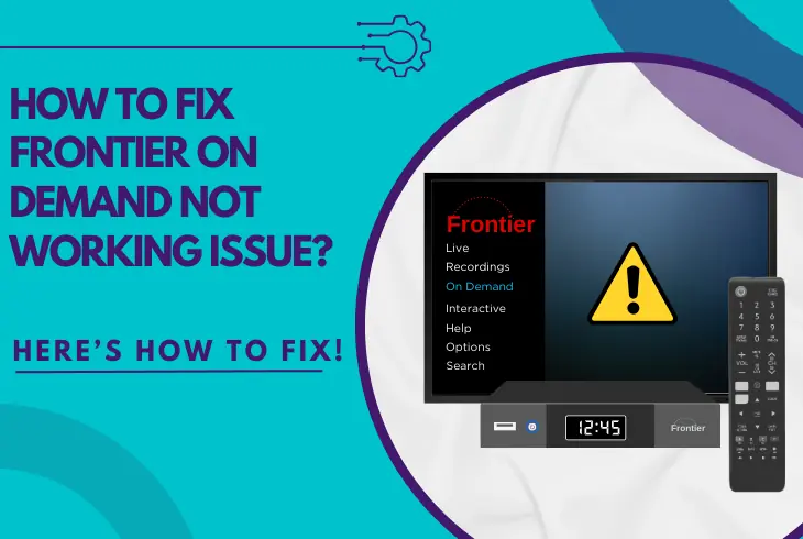 frontier on demand not working