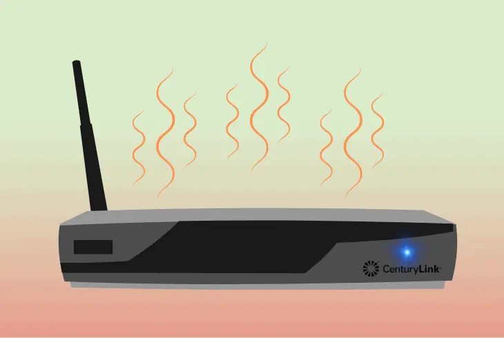 inspect centurylink for overheating