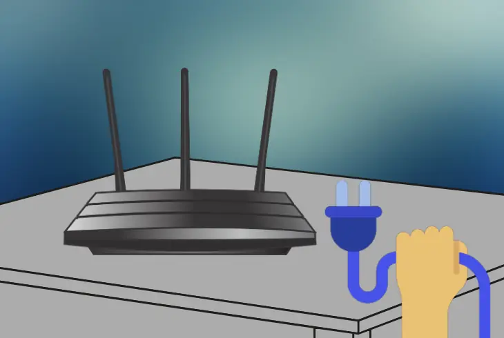 power cycle router to refresh connection