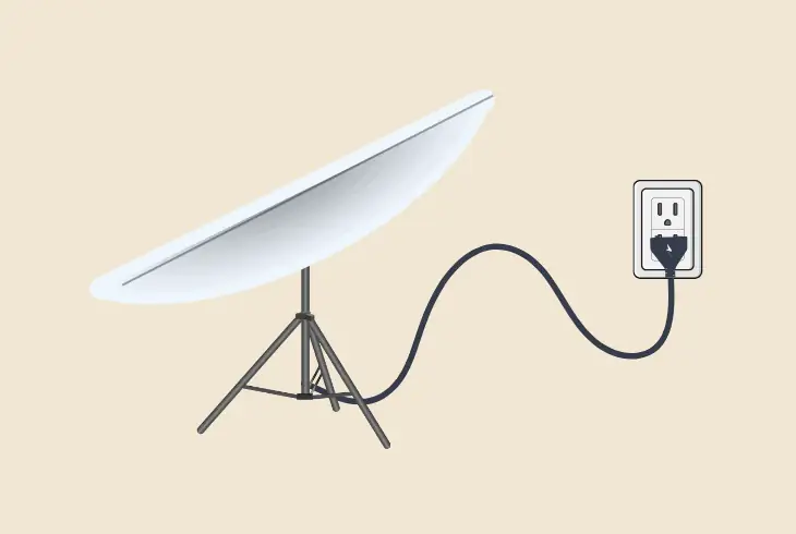 unstow starlink dish power reset