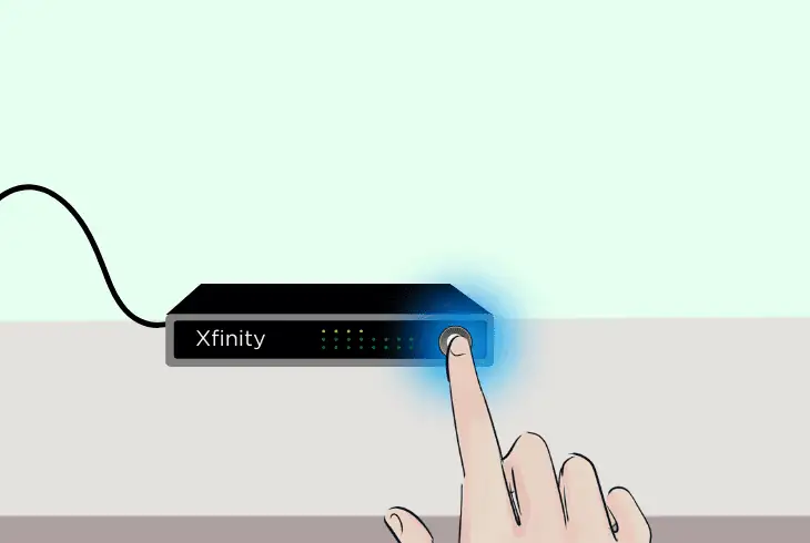 power reset the xfinity cable box