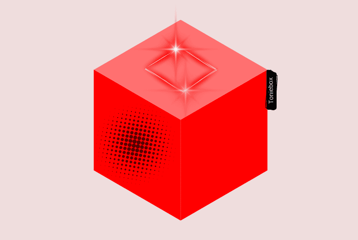 toniebox blinking red explained