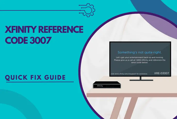 xfinity reference code 3007