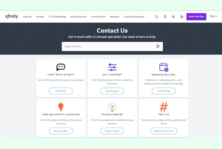 how to request refresh signal xfinity online