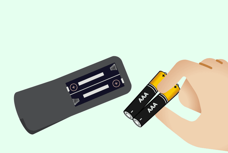 inspect the remote control