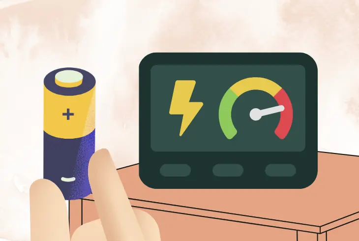 replace the batteries of smart meter