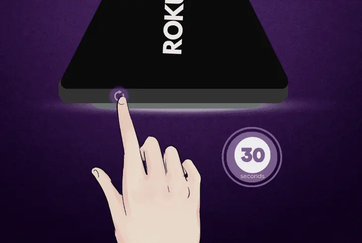 factory reset the roku express