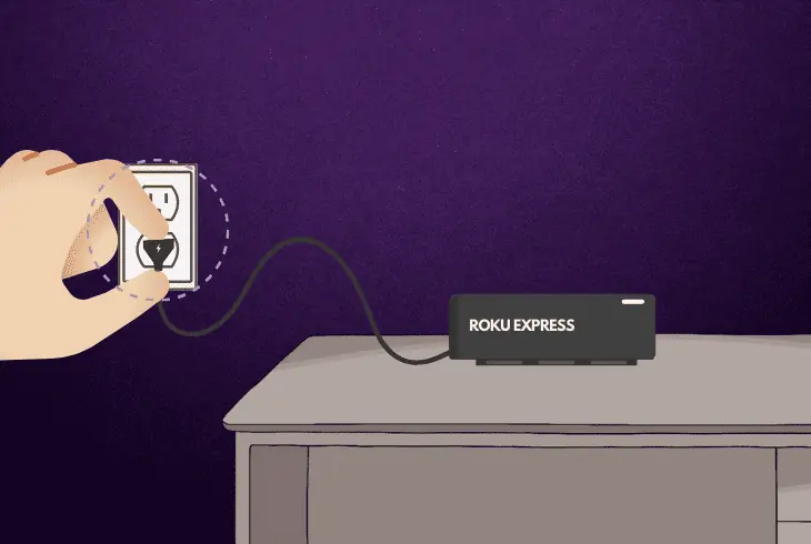 leave roku express unplugged