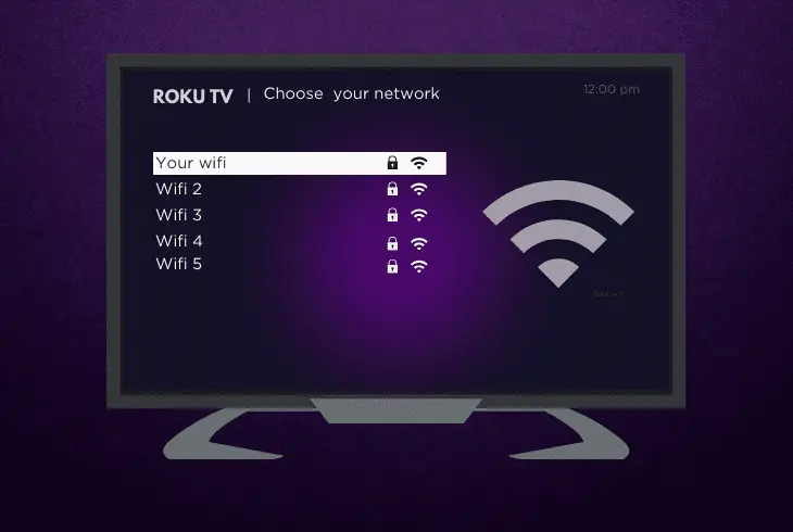 update the roku network settings