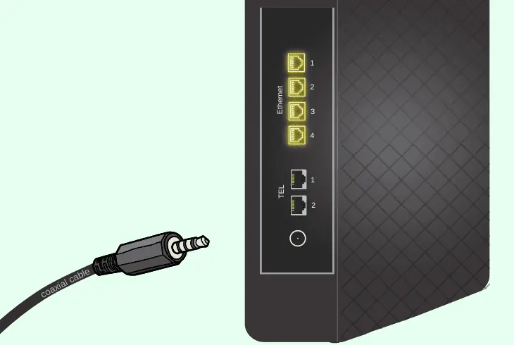 reconnect the router’s wiring