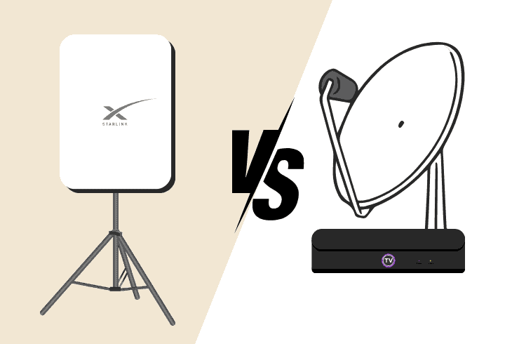 starlink vs. satellite tv cable